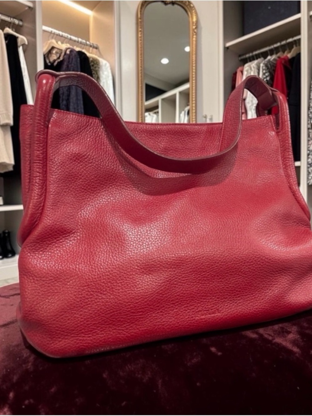 Furla Red Leather Women's Bag